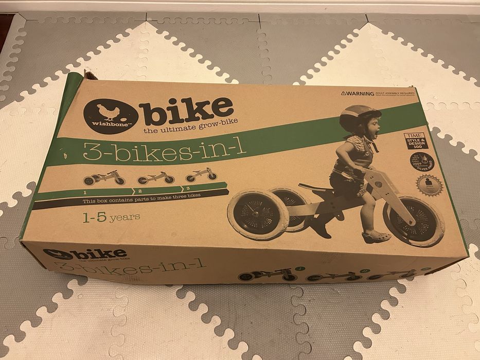 Bicicleta Wishbone 3-bikes-in-one