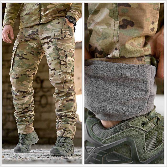 Утеплені штани мультикам Штани мультикам на флісі Зимові штани мультик