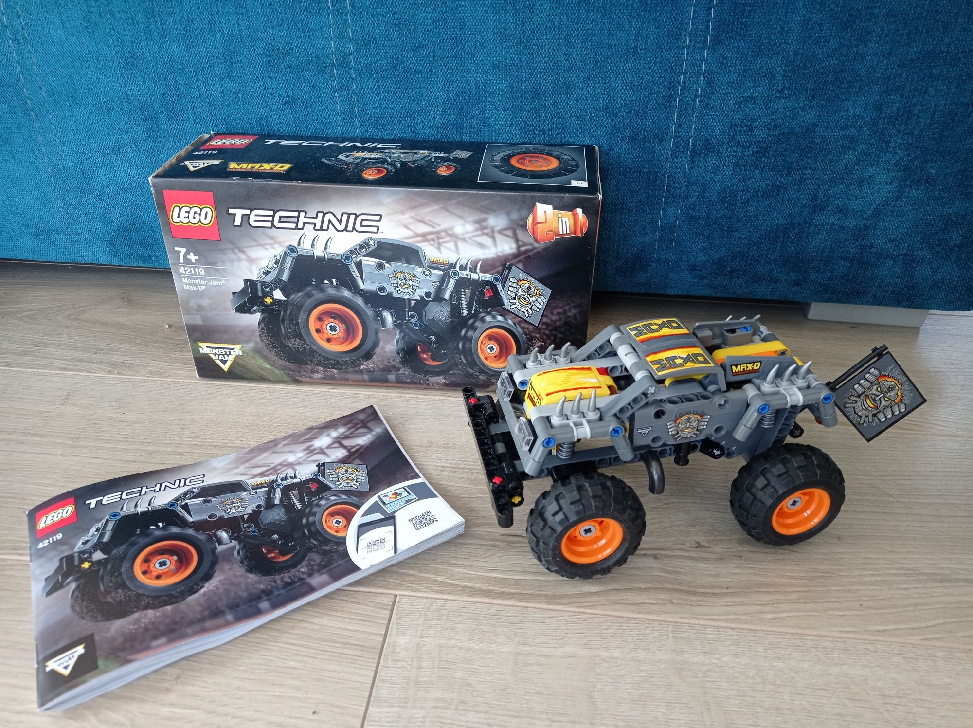 LEGO klocki technic 42119 monstertruck z napędem quad 2w1