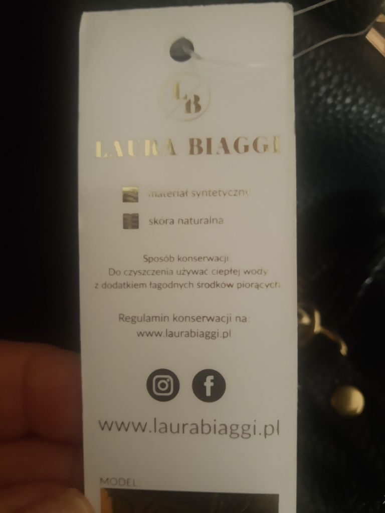 Torba skórzana Laura Biaggi