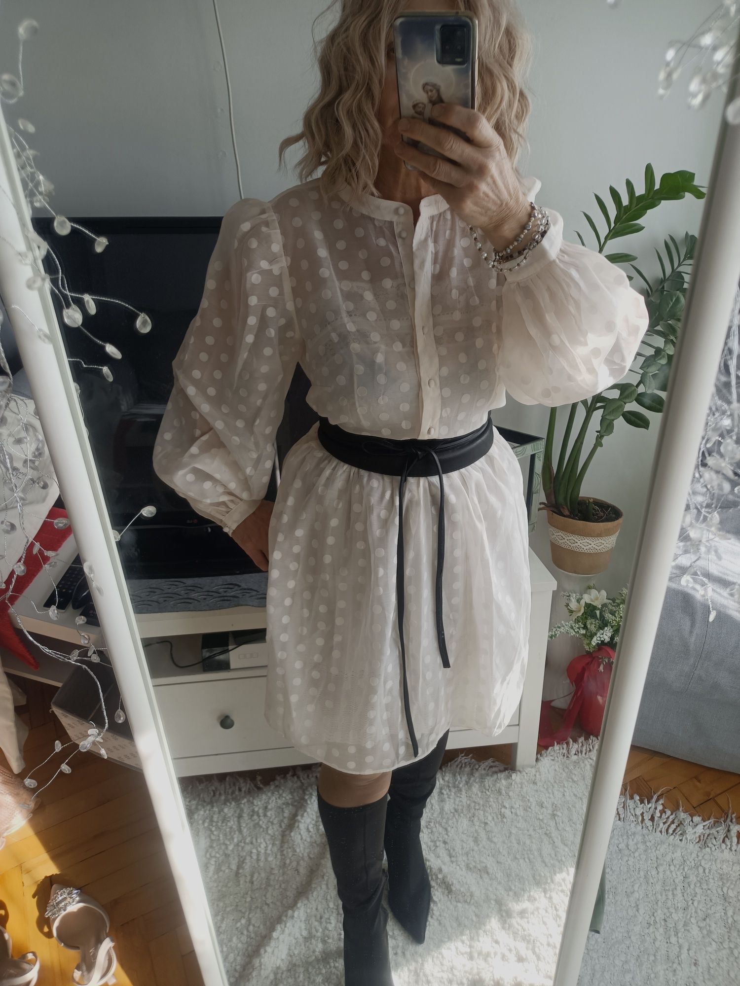 Sukienka szyfonowa H&M roz