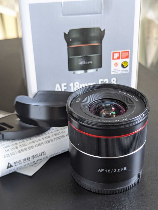 Ширококутний об'єктив для Sony Samyang (Rokinon) Af 18mm F 2.8 Fe