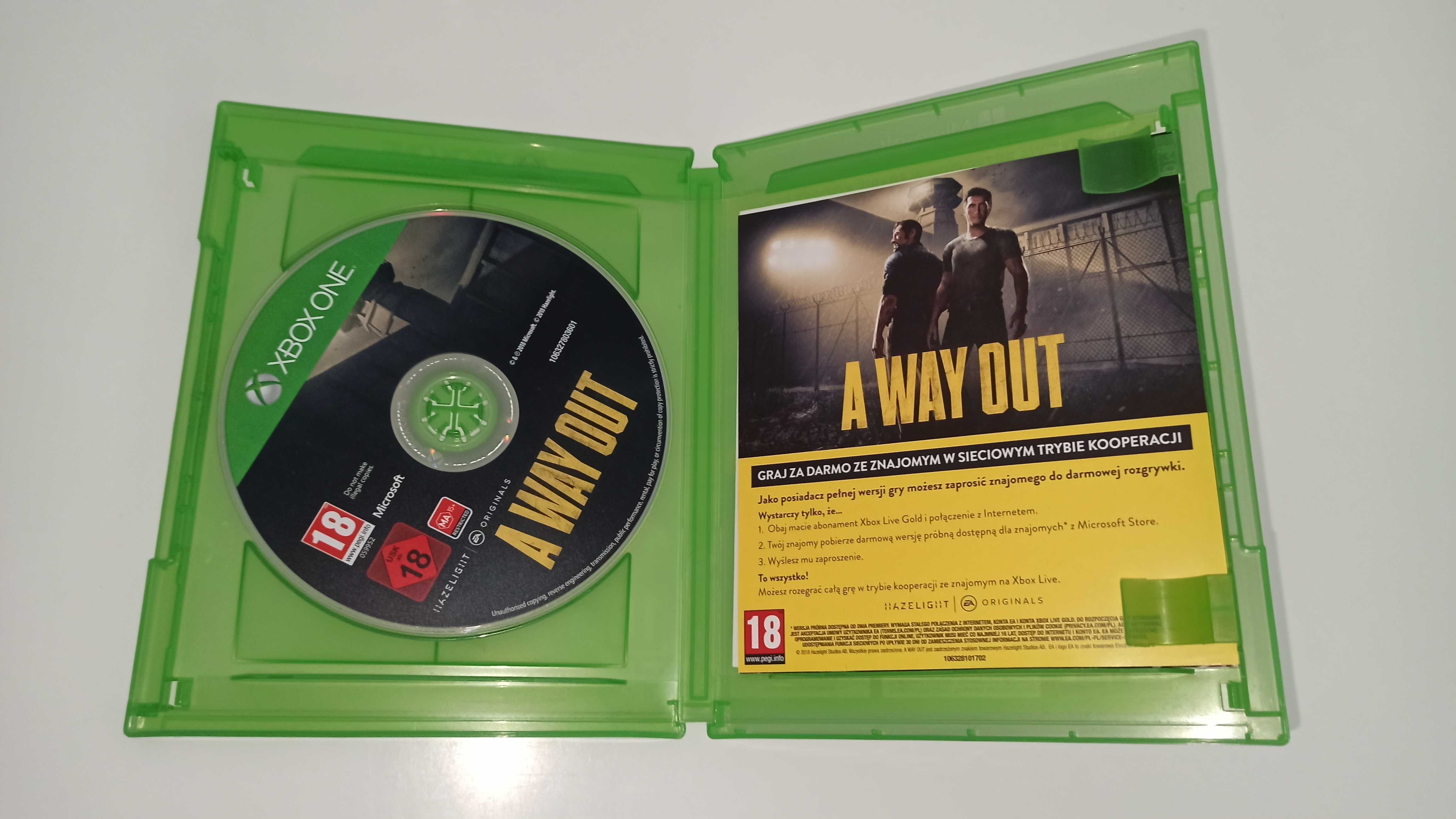 xbox one A WAY OUT po polsku, fabuła dla 2 graczy
