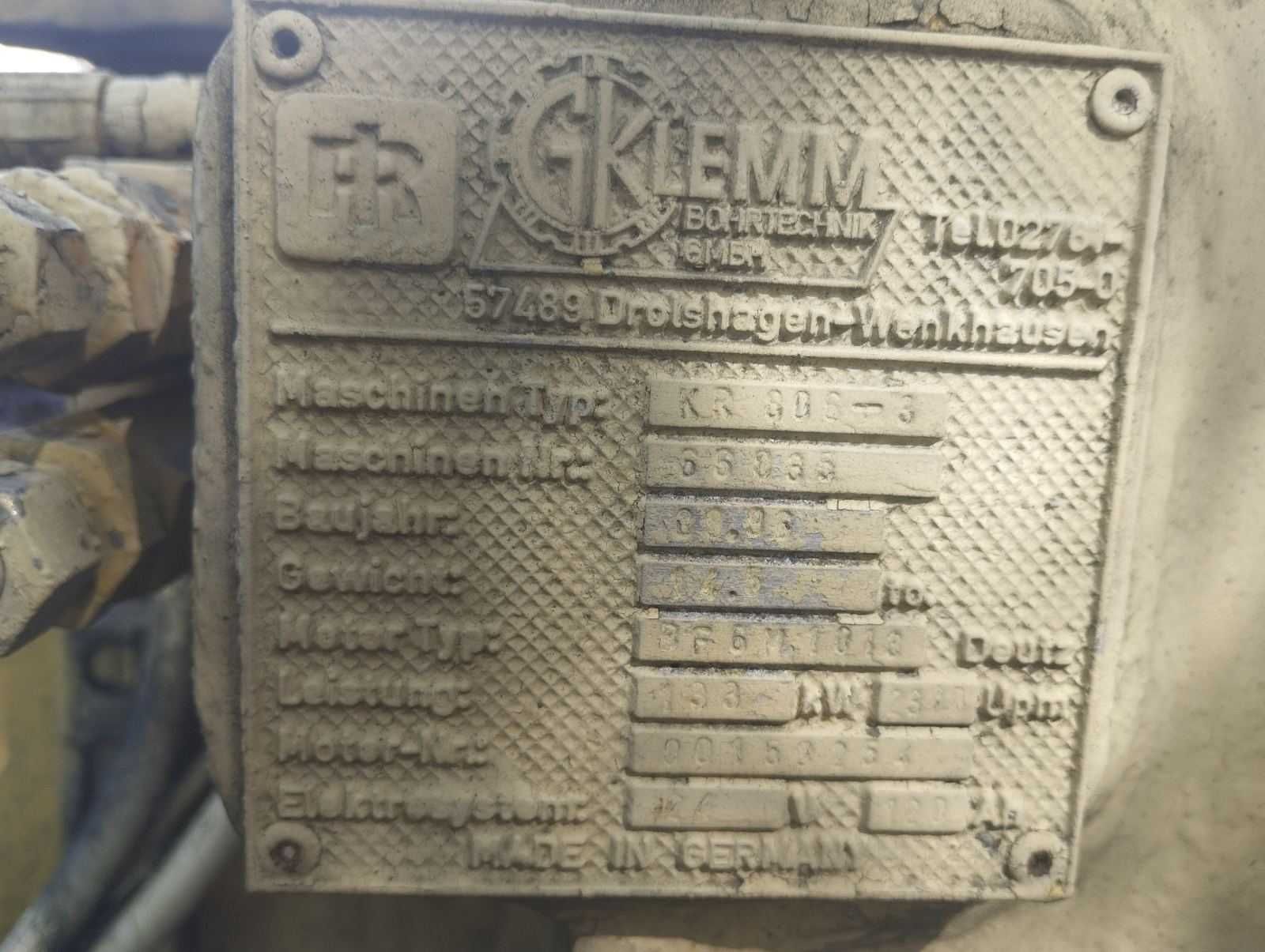 Продам бурові установки Klemm KR-806-3  та Klemm KR-806-D