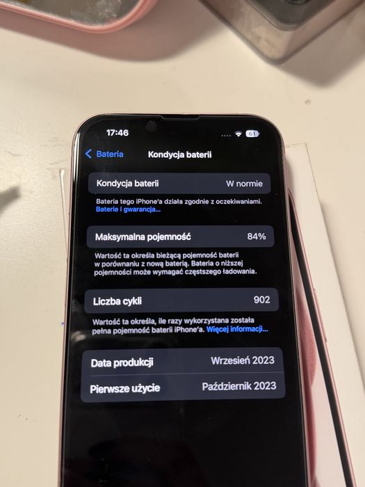 iPhone 15 różowy 128 gb
