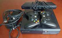Konsola Xbox 360 E kinect 2 pady