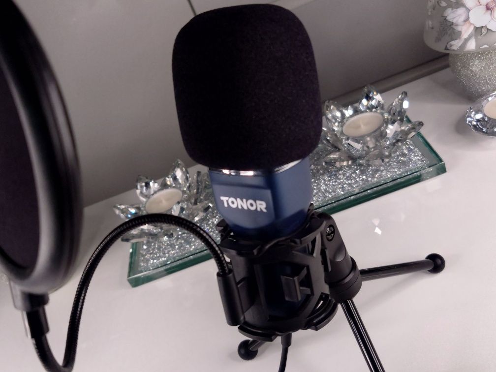 Tonor TC-777 mikrofon pojemnościowy USB + stojak
