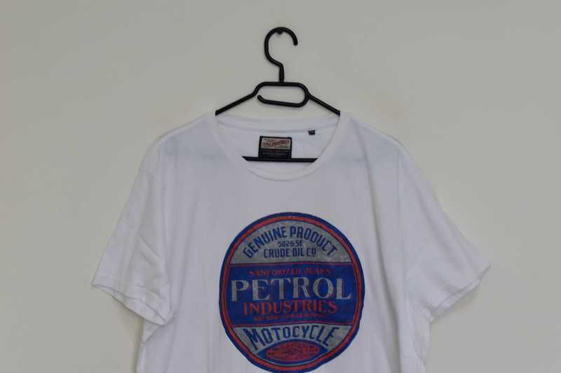 Petrol Industries biały T-Shirt oryginał super stan 3XL / XXL