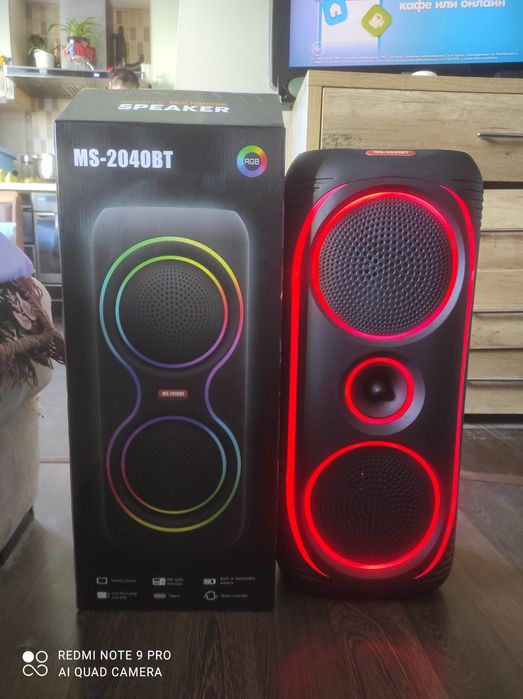 Блютуз колонка 50 ватт гучна