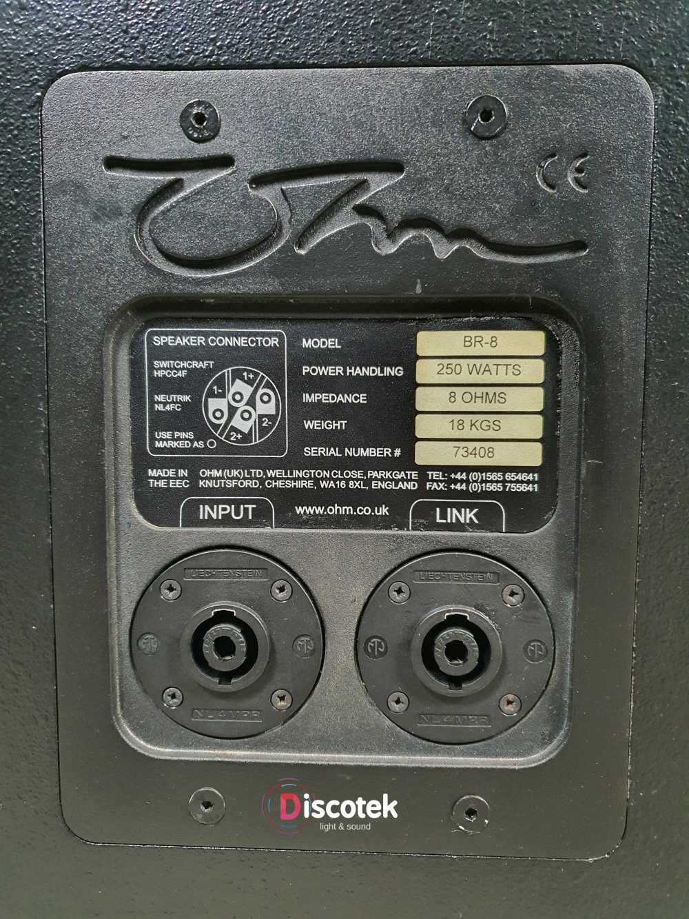 OHM BR-8 + BR-18B | Nowy: 32 tys | Nagłośnienie |