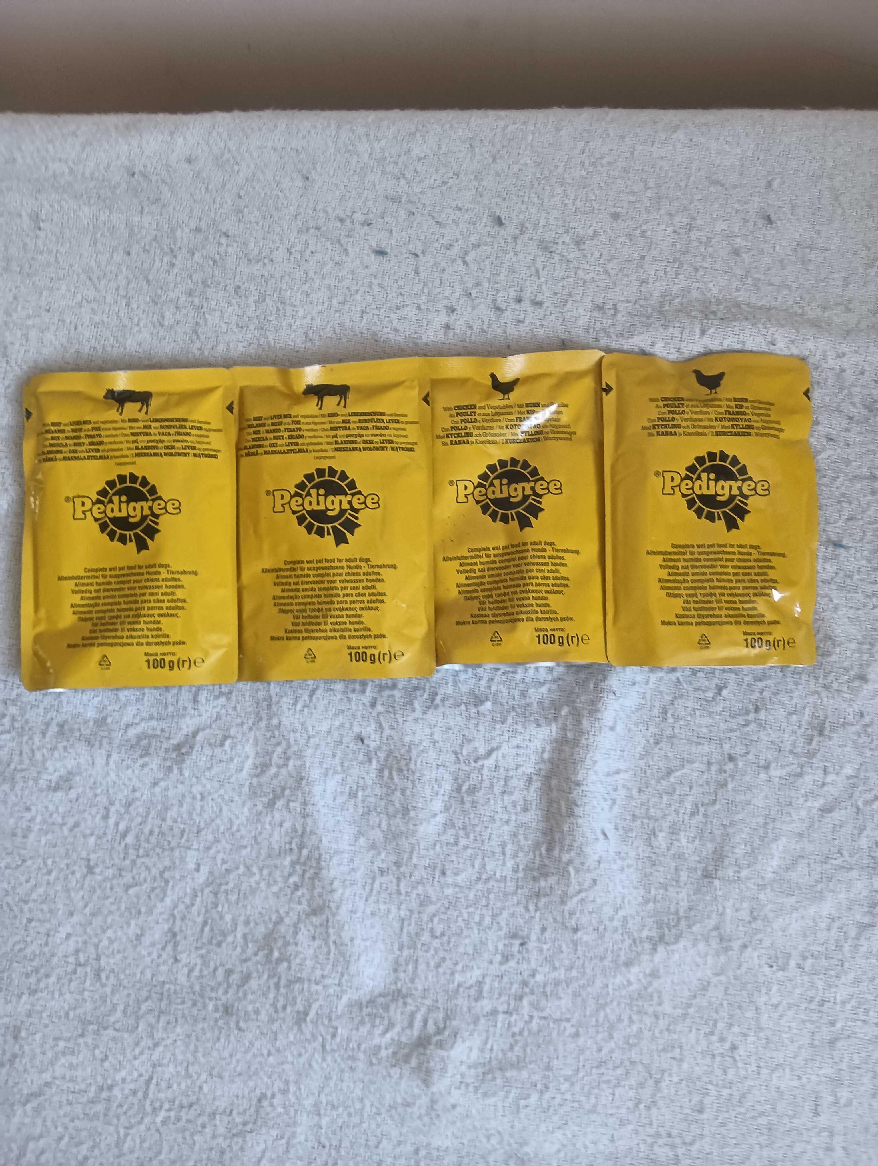 4x Saszetka Dla Psa Pedigree