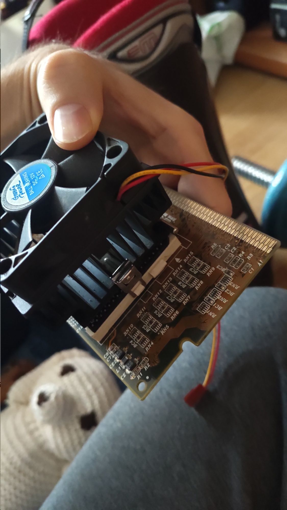 Procesor Intel Celeron 400 MHz + adapter Socket 1-Socket 370 PGA retro