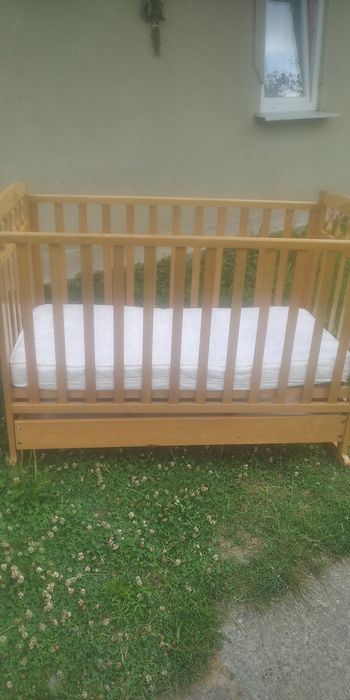 Ліжечко-колиска з матрасом(кокосове наповнення)