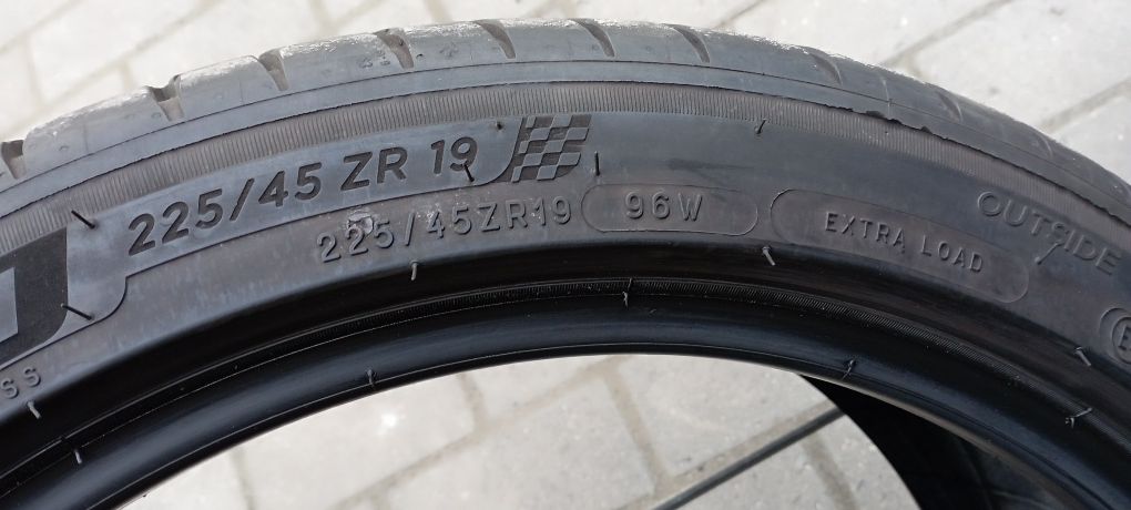 Opony 2szt 225/45/19 96W Michelin Pilot Sport 4 Idealne 7,8mm