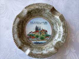 Popielniczka Miśnia porcelana