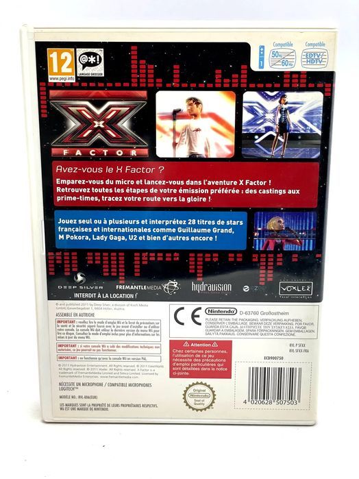 X Factor Nintendo Wii Po Angielsku