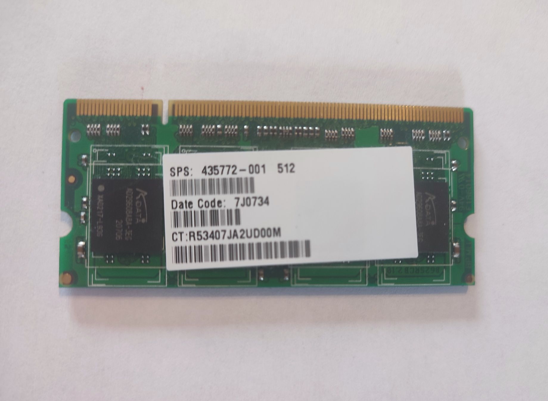 Pamięć RAM 512 MB 1RX8