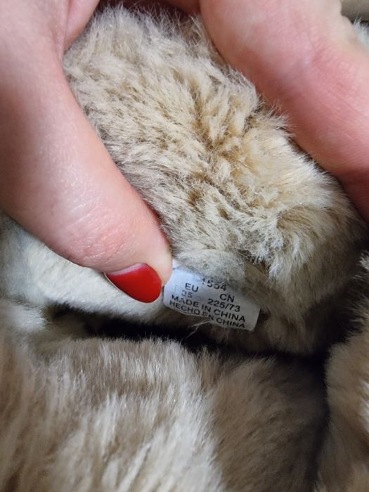 Чоботи жіночі, дитячі Zara зимові 35р