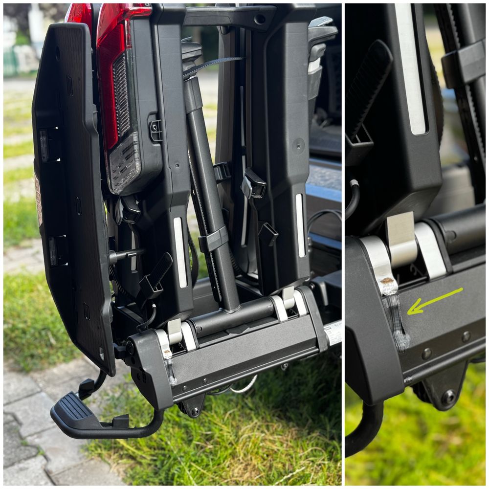 Jak nowy bagażnik rowerowy platforma Thule Epos 978100 na 2 rowery