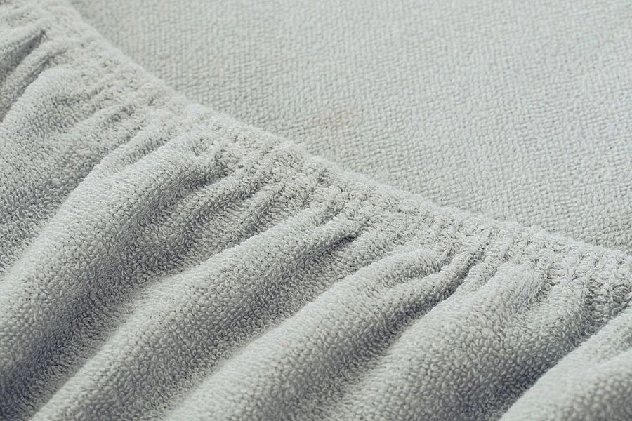 Prześcieradło z Gumką Dzianina Frotte Komfortowe Jednolite _D 60x120