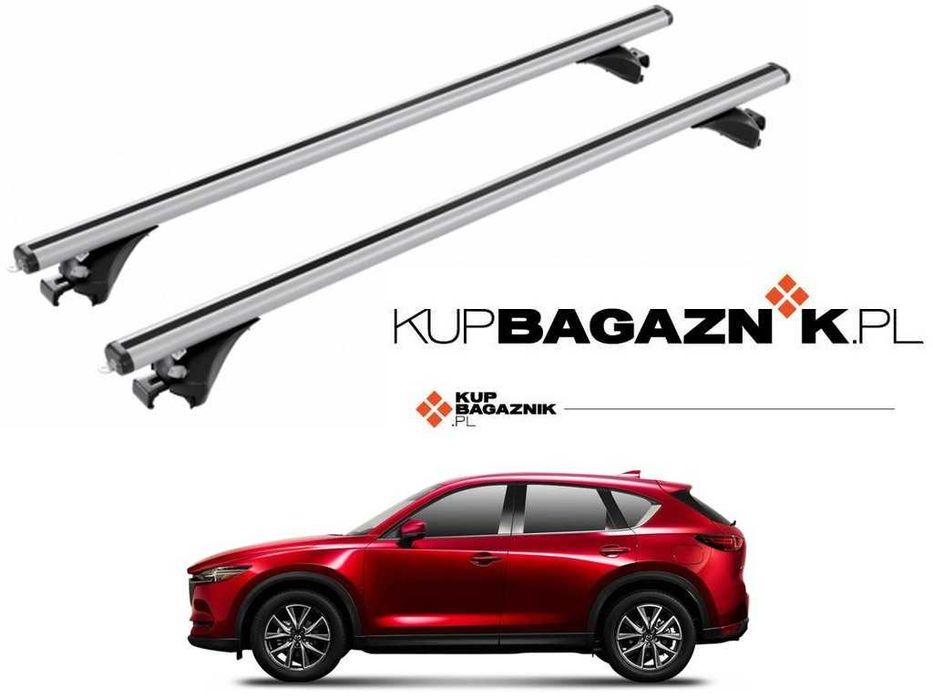 Bagażnik Dachowy MAZDA CX-5 SUV 2017 do 2024 bazowy belki CX5 Relingi