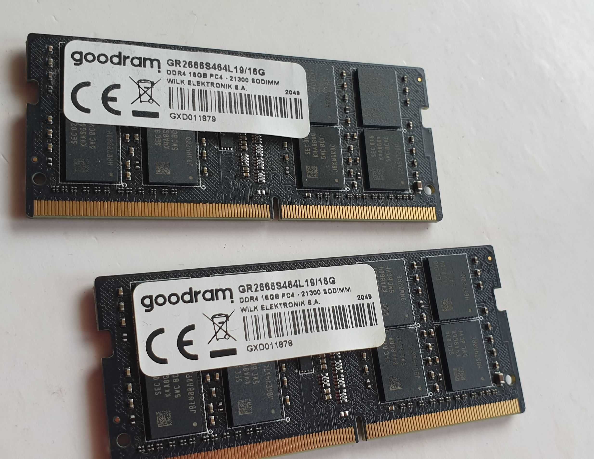 32.GB ram DDR4 do laptopa pc aio GR2666S464L19/16 pc4 kość pamięć16 x2