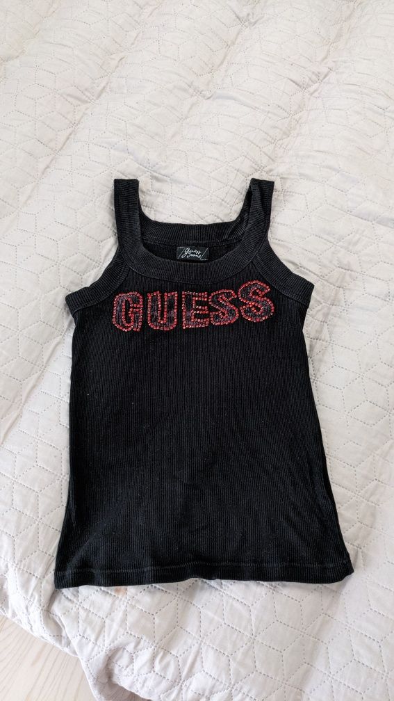 Футболка чорна Guess, розмір С