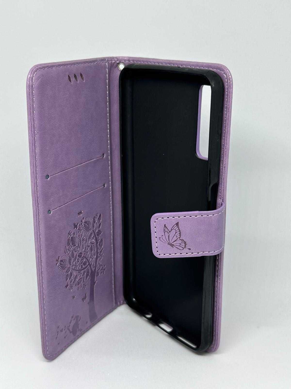 Samsung A750/A72018 Zamykane Etui Case Obudowa Fioletowa kod 1154