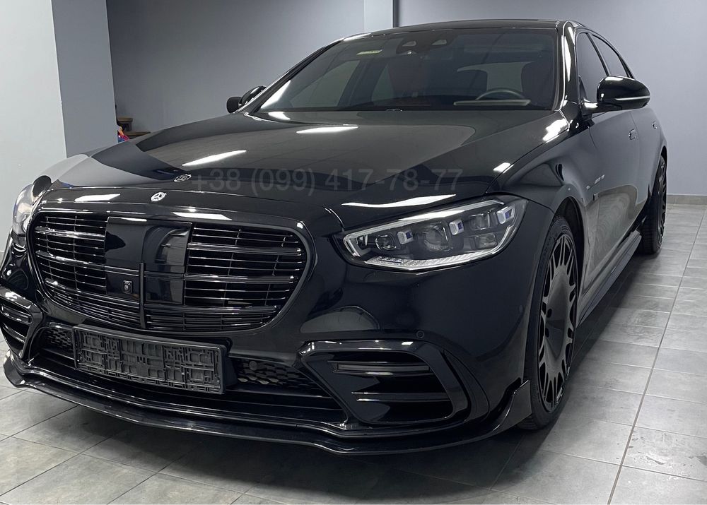 Обвес BRABUS B550 B50 Mercedes S-Class S500 S580 Спойлер Губа Диффузор