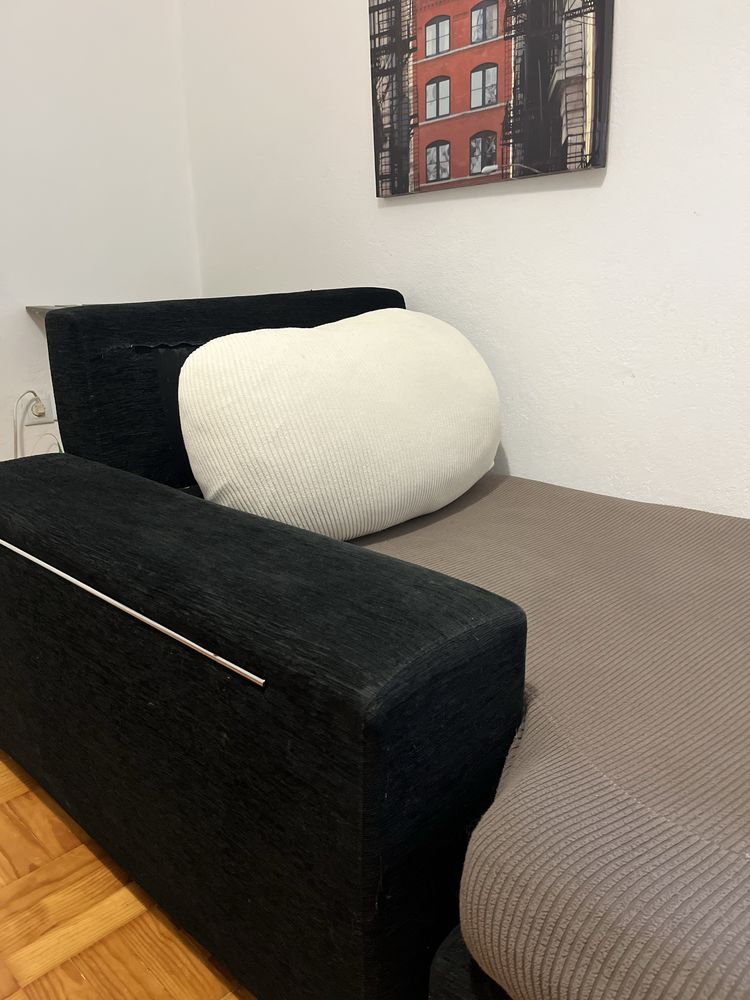 Sofa retratil com chaise longue