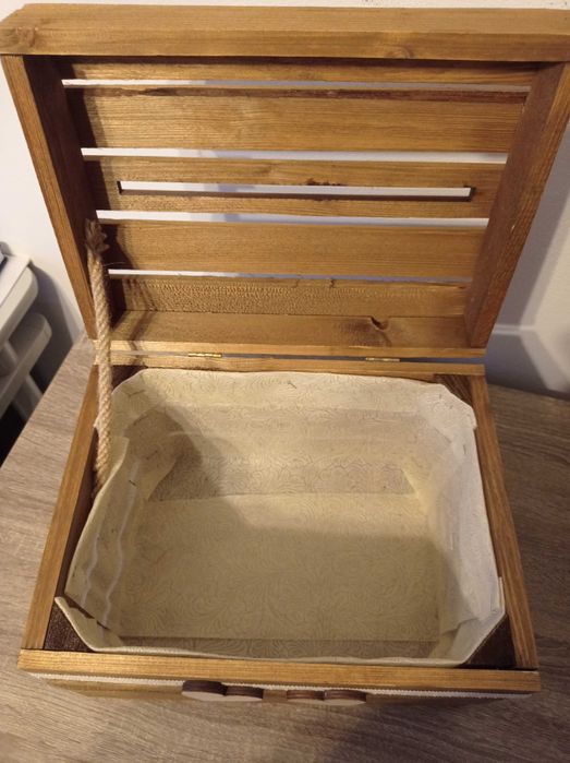 Rustykalna skrzynka pudełko na koperty ślub wesele