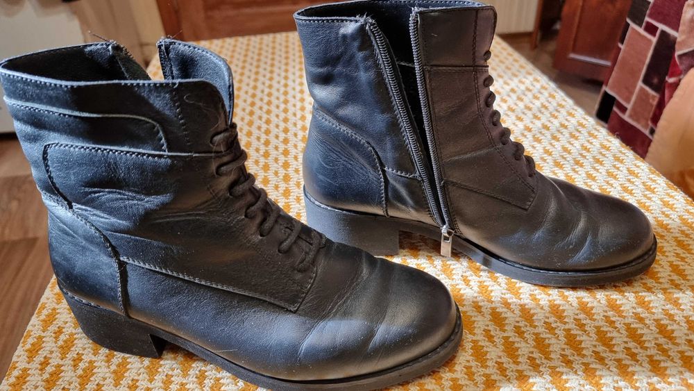 Жіночі осінні полусапожки з натуральної шкіри