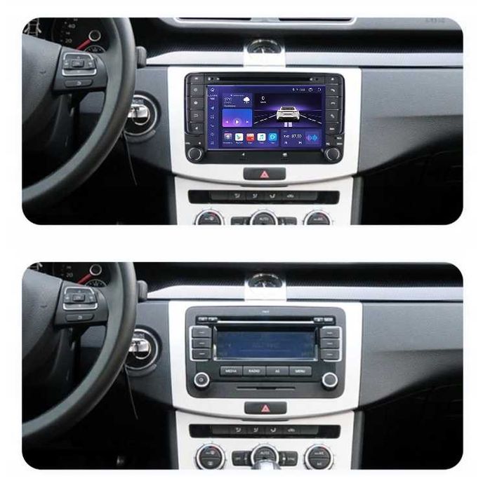 Radio RDS Android CarPlay WiFi DVD GPS VW Passat CC B6 B7 Golf 6 Seat