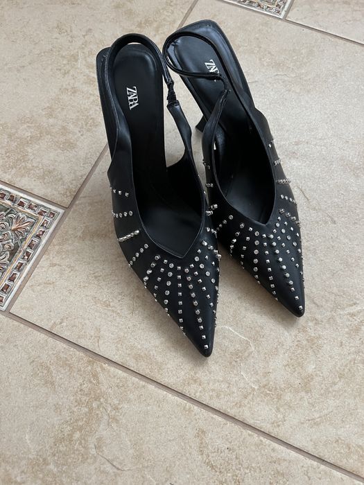 Туфлі шкіряні Zara