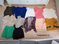 Roupa- camisolas, calças, vestidos, casacos, ténis,.