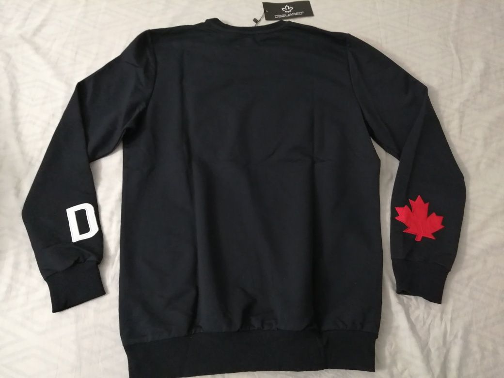 NOWA męska bluza Dsquared bluzka klasyk d2 icon dsq L