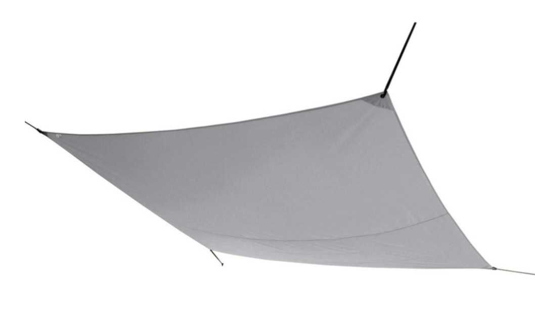 vela pano retangular 3x4m cinza