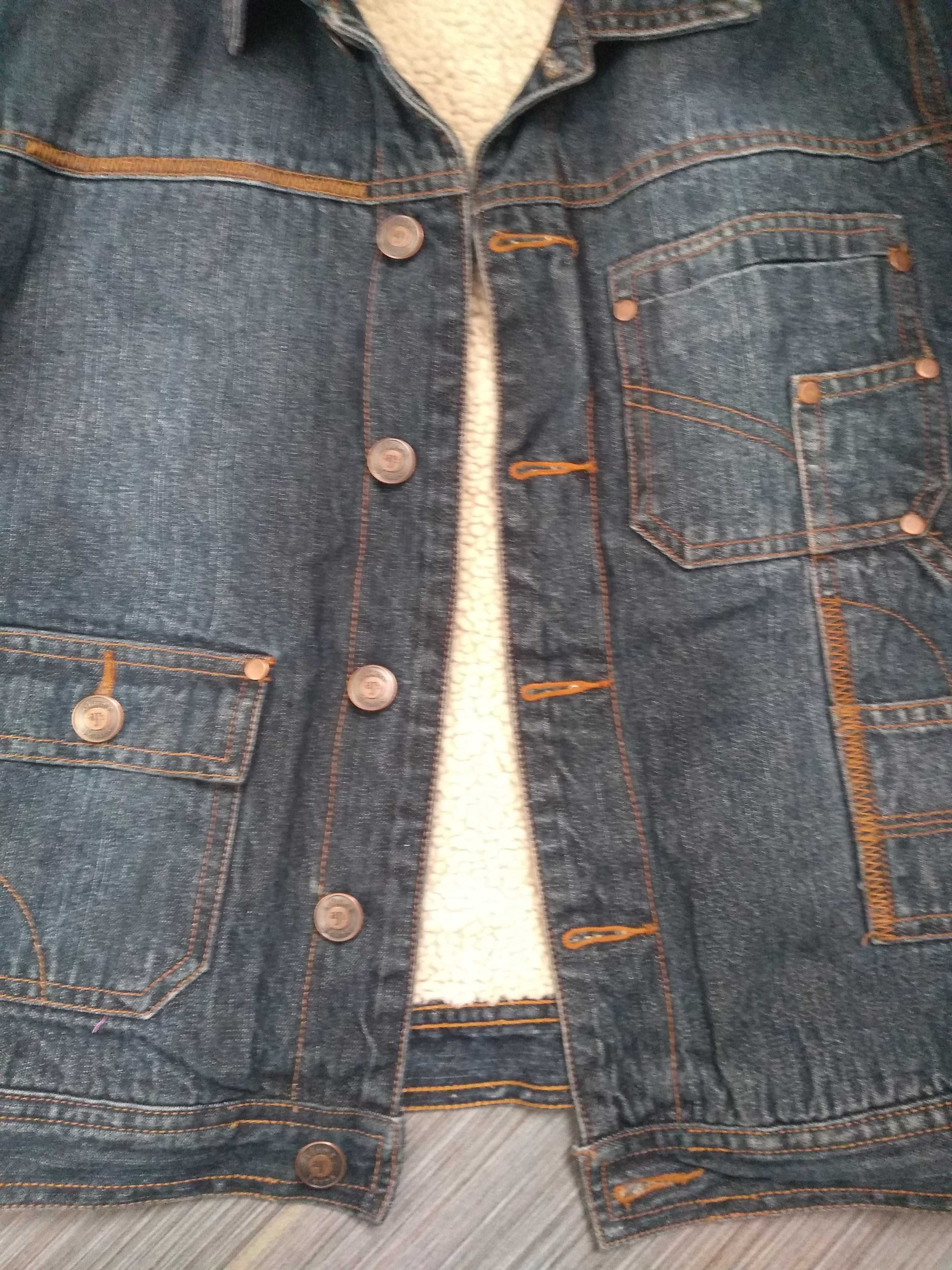 Kurtka wiosenna katana jeansowa 128 rozmiar