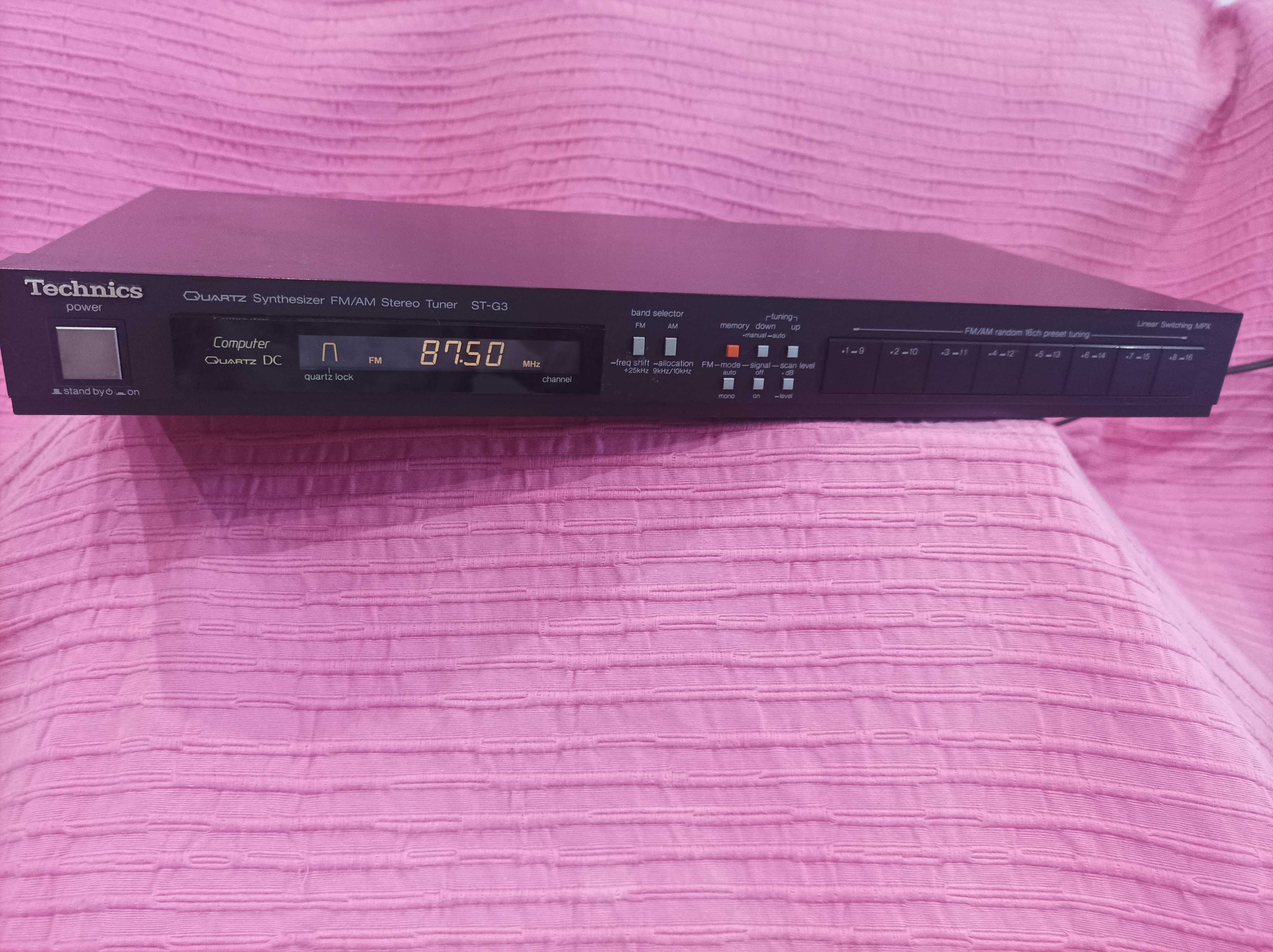 Technics Turner Sintonizador  AM-FM Estéreo - ST-G3