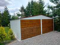 Garaż blaszany 6x6