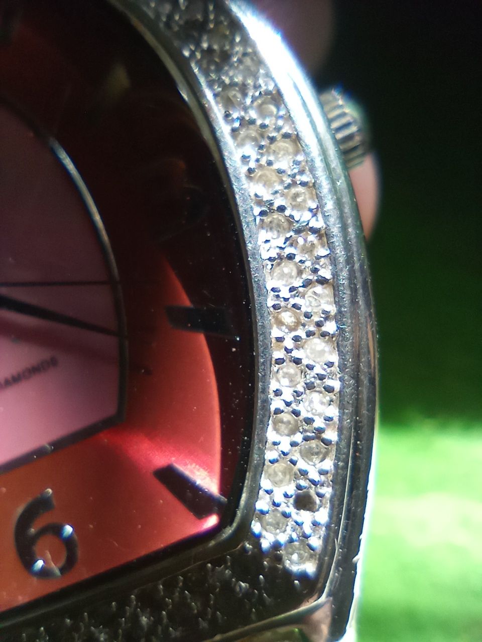 Часы серебряные 925, diamonds