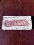 Nowa klawiatura bezprzewodowa Logitech Pebble Keys 2 K380s – różowa