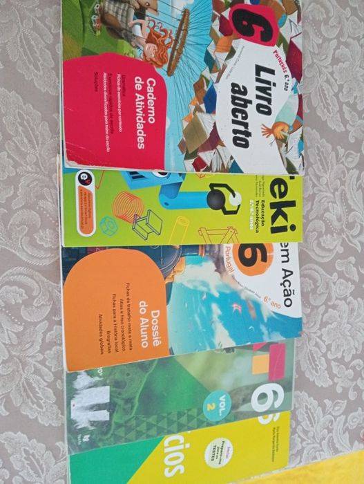 Livros de fichas 6 ano