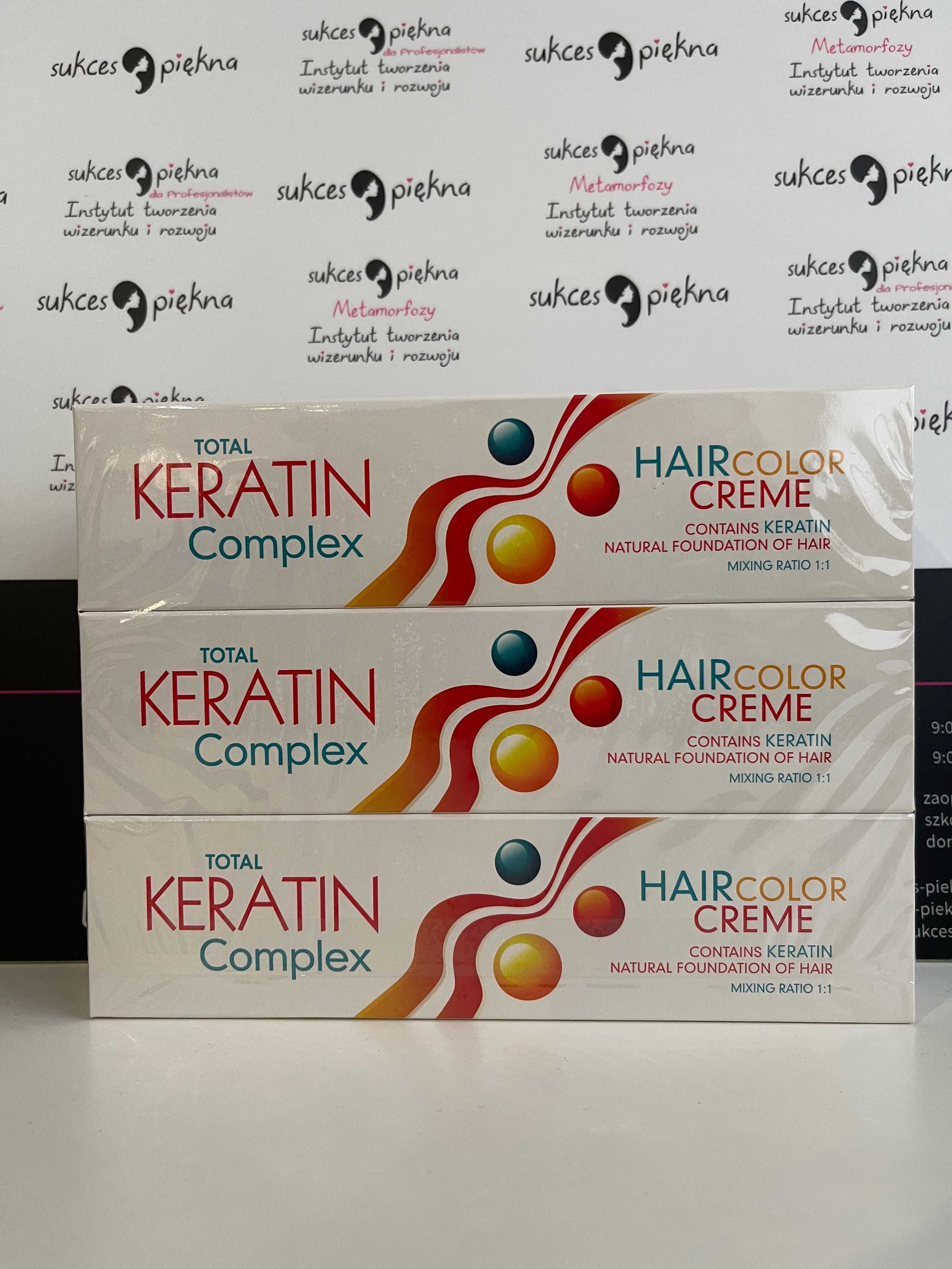 Farba do włosów Total Keratin Complex (kolor 7/46)