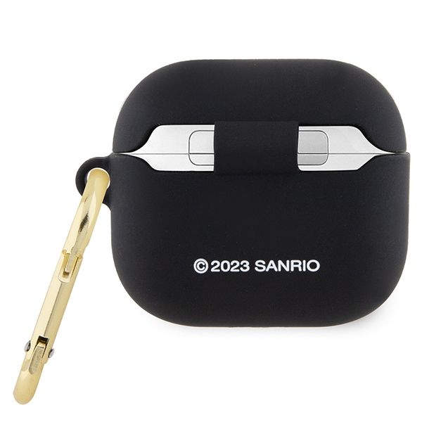 Hello Kitty HKA33DKHSK Airpods 3 coverczarny/black Silicone 3D Kitty