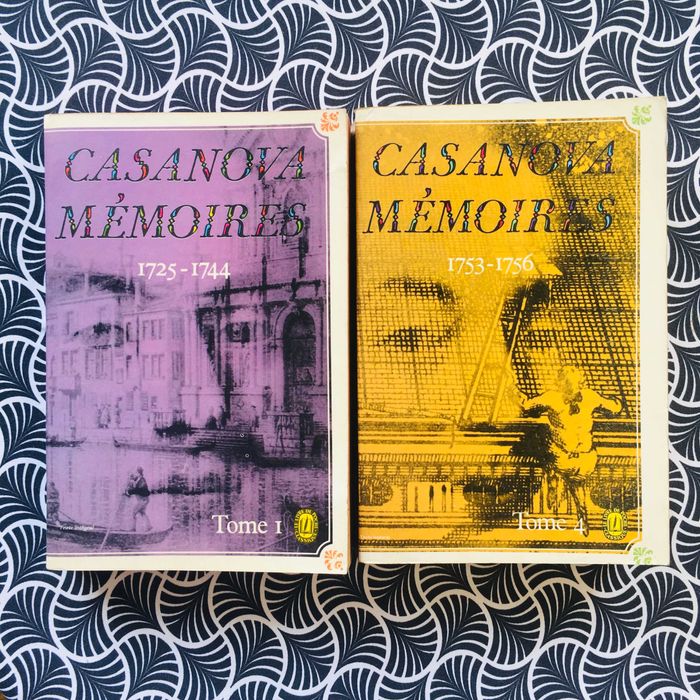 Casanova Mémoires Tome 1 e 4  - Casanova