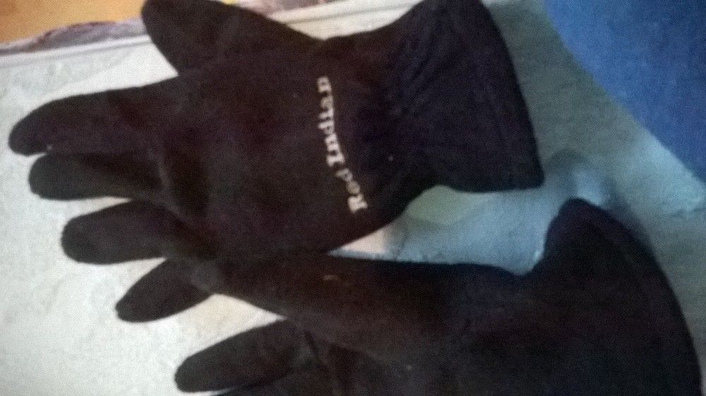 rękawiczki czarne polarowe Red Indiana
