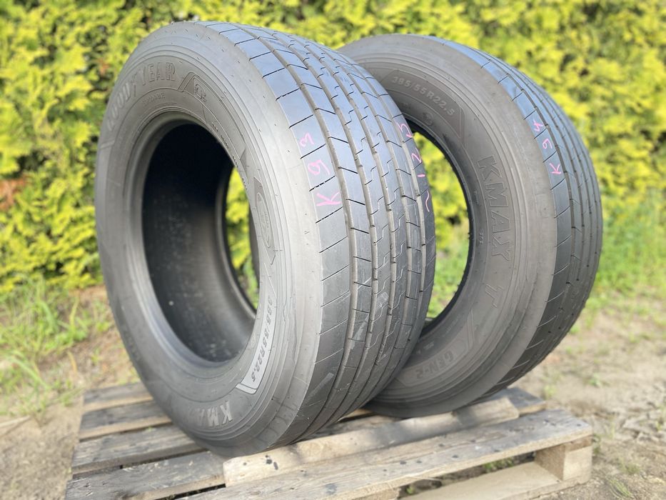 Opona 385/55R22.5 Goodyear KMAX T M+S 160K 12MM 2022 ROK BEZ ŁAT