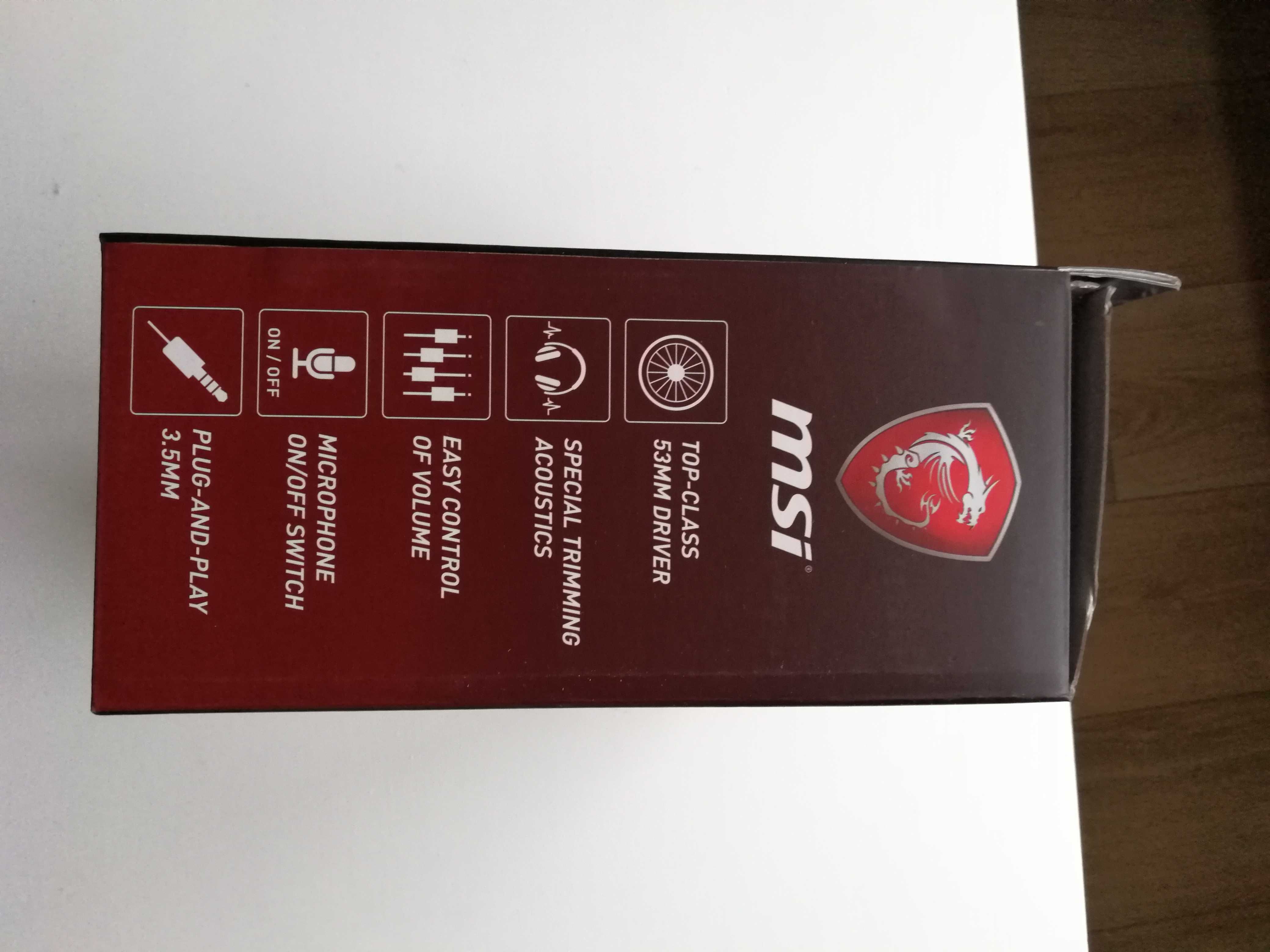 Nowe słuchawki z mikrofonem marki MSI GAMING HEADSET