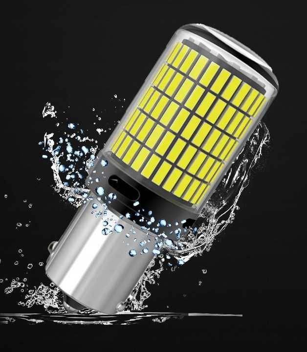 Żarówki P21W 1156 BA15S LED 144 LED Biały Canbus 2 szt Mocna Wsteczny